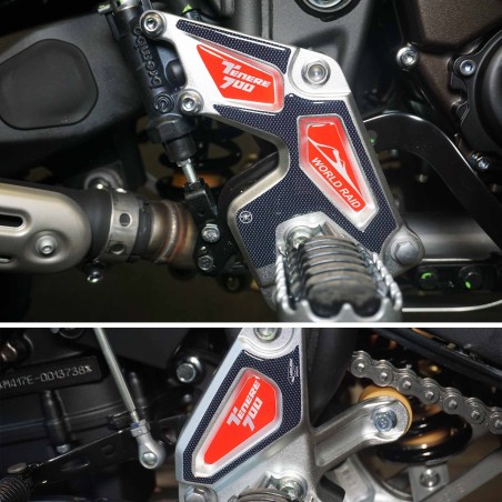 3D Heel Protector Stickers compatible with Yamaha tenere 700