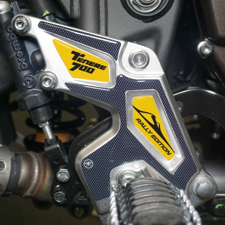 Adesivi 3D Protezioni Battitacco compatibili con Yamaha tenere 700 Rally Edition