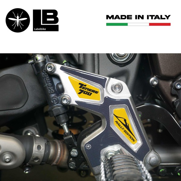Adesivi 3D Protezioni Battitacco compatibili con Yamaha tenere 700 Rally Edition