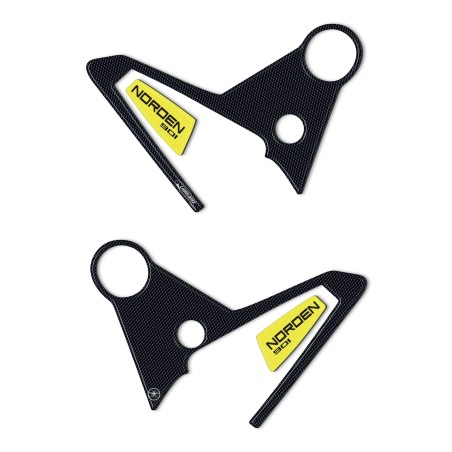 3D stickers motorbike heel protectors compatible with Husqvarna Norden 901