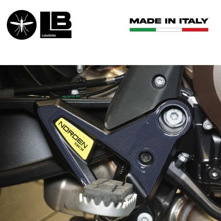 Pegatinas 3D protectores talón moto compatible con Husqvarna Norden 901