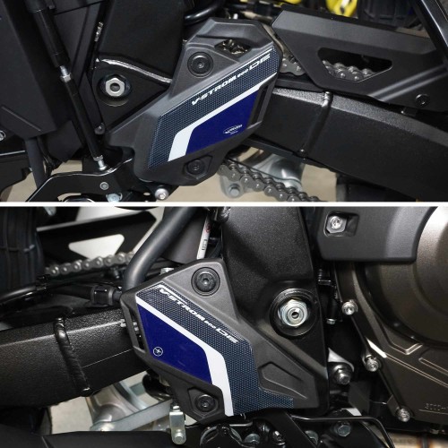 Aufkleber 3D Motorrad Fersenschützer kompatibel mit Suzuki V-Strom 800DE