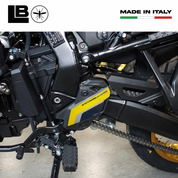 Stickers 3D Protecteurs de talons moto compatibles avec Suzuki V-Strom 800DE