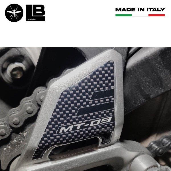 Adesivi 3D Protezioni Battitacco moto compatibili con Yamaha Mt-09 2017-2025