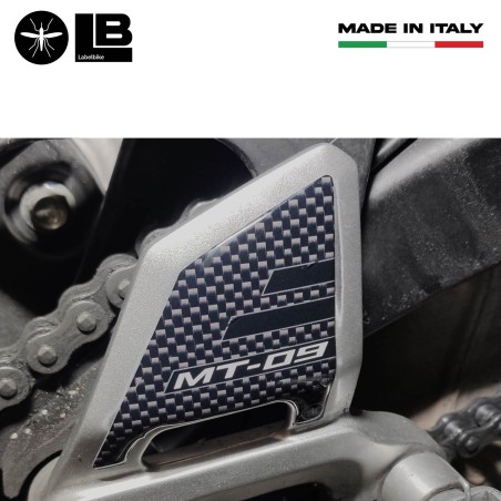Adesivi 3D Protezioni Battitacco moto compatibili con Yamaha Mt-09 2017-2025
