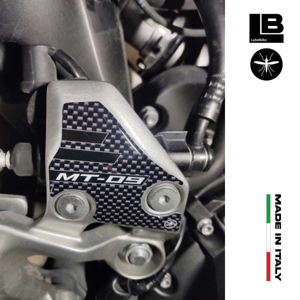 Adesivi 3D Protezioni Battitacco moto compatibili con Yamaha Mt-09 2017-2025