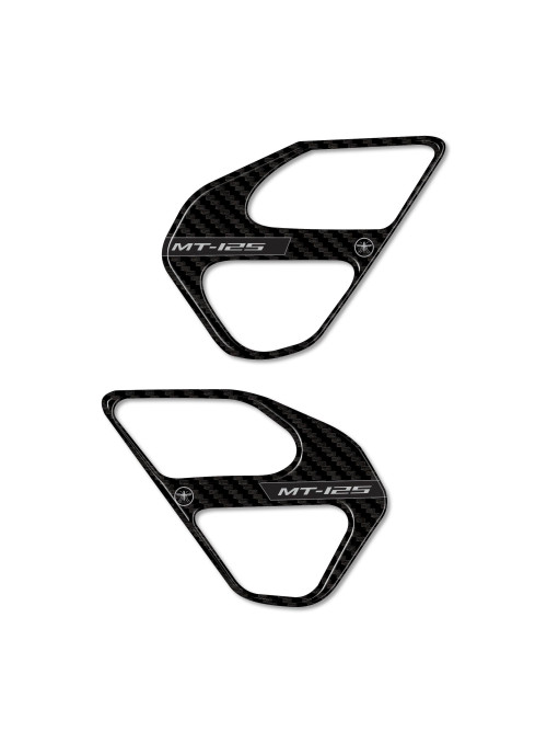 Adesivi 3D Protezioni Battitacco moto compatibili con Yamaha Mt-125 2020-2025 2