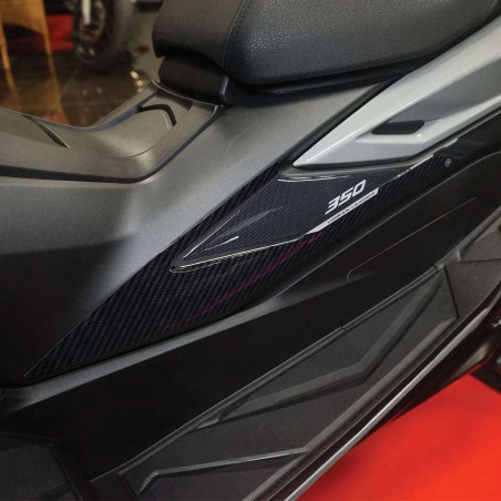 3D Aufkleber Boomerang Seitenprotektoren kompatibel mit Honda Forza 350 2022-25