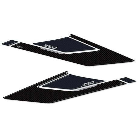 3D Aufkleber Boomerang Seitenprotektoren kompatibel mit Honda Forza 350 2022-25