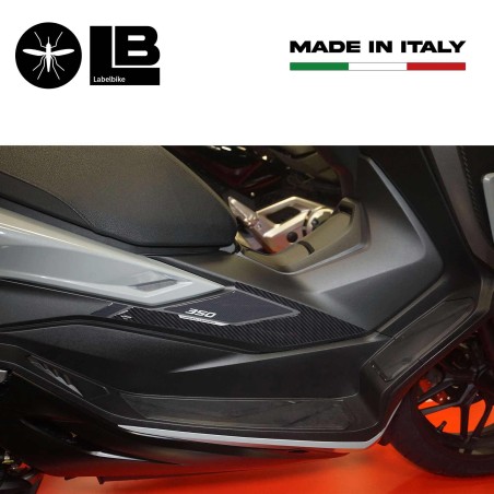 Pegatinas 3D Boomerang protectores laterales compatibles con Honda Forza 350 2022-25