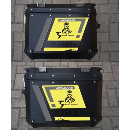 3D Stickers Side Bag Protectors compatible with Yamaha Tenere 700 motorbikes