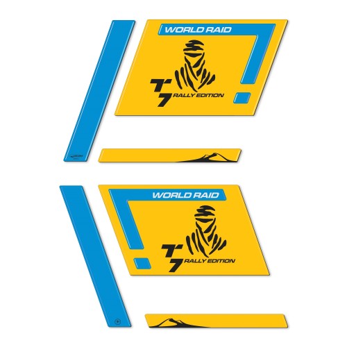 Pegatinas 3D Bolsas de Protección Lateral compatibles con Yamaha Tenere 700 Rally 2