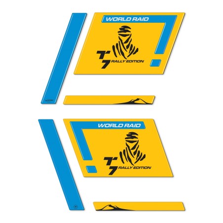 Pegatinas 3D Bolsas de Protección Lateral compatibles con Yamaha Tenere 700 Rally