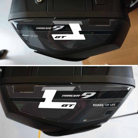 Adesivi 3D Protezioni Borse Laterali moto compatibili con Yamaha Tracer 9 GT