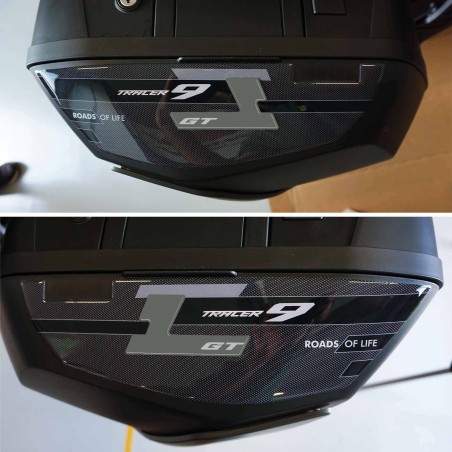 Adesivi 3D Protezioni Borse Laterali moto compatibili con Yamaha Tracer 9 GT