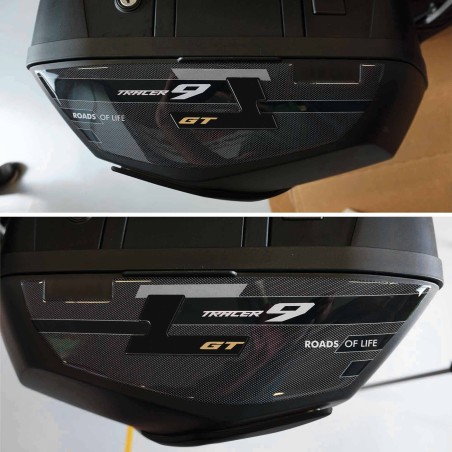 Adesivi 3D Protezioni Borse Laterali moto compatibili con Yamaha Tracer 9 GT