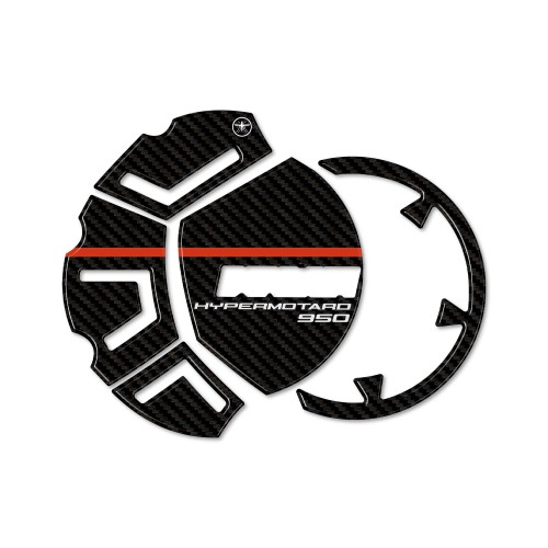 Pegatinas 3D protectores de cárter compatibles con Ducati Hypermotard 950 SP 2019-25 2