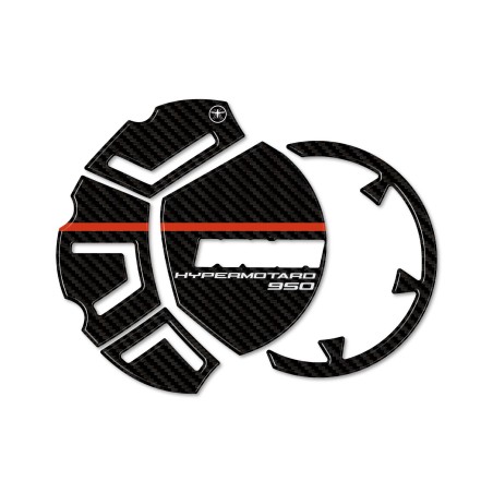 Stickers 3D Crankcase protectors compatible with Ducati Hypermotard 950 SP 2019-25