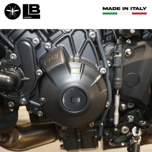 3D Aufkleber Motorrad Kurbelgehäuse Protektoren kompatibel mit Yamaha Mt09 Mt-09 SP 2021-25