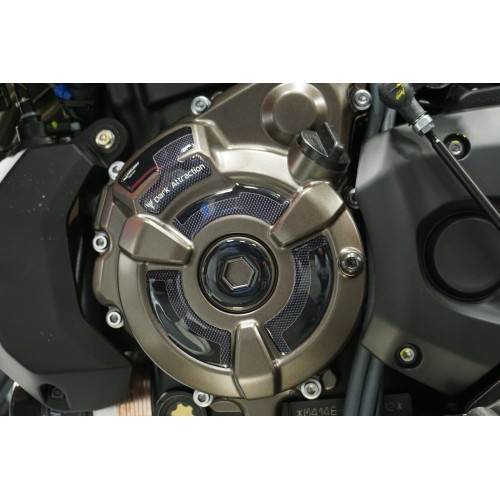 3D Aufkleber Motorrad Kurbelgehäuse Protektoren kompatibel Yamaha Tracer 700 Tracer 7 2021-23 2
