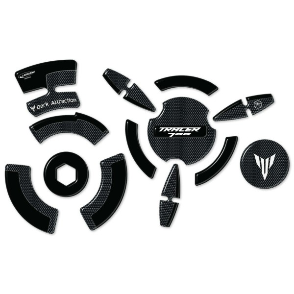 3D Aufkleber Motorrad Kurbelgehäuse Protektoren kompatibel Yamaha Tracer 700 Tracer 7 2021-23