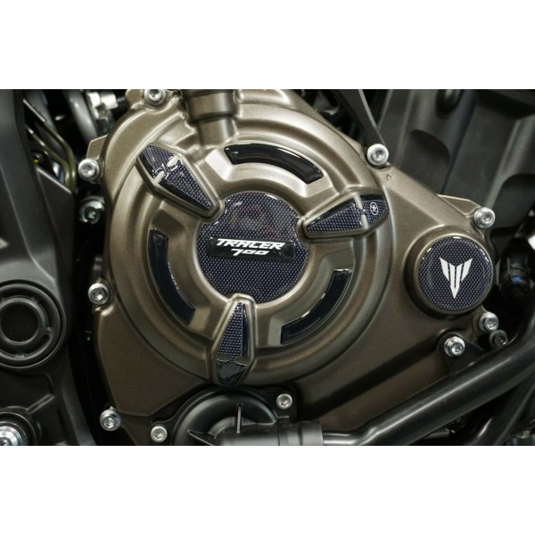 Pegatinas 3D protectores cárter moto compatible Yamaha Tracer 700 Tracer 7 2021-23