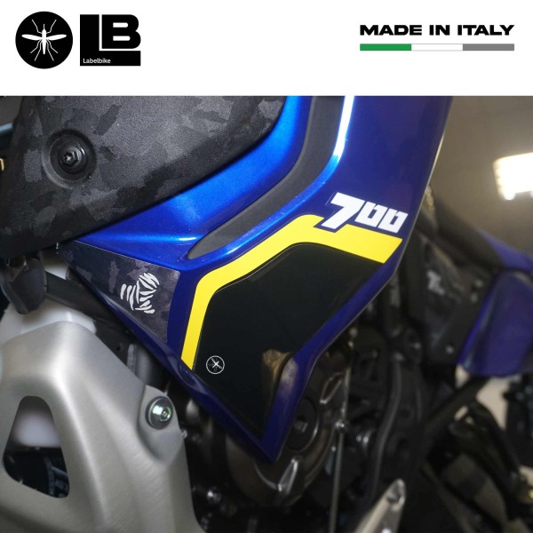 Adesivi 3D Protezioni Deflettori compatibili con Yamaha Tenere 700 World Raid