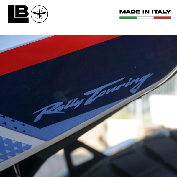 Adesivi 3D protezioni fianchetti coda moto compatibili con Honda Transalp 2023