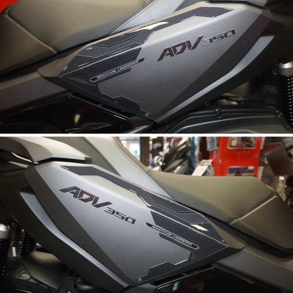 Stickers 3D Protections latérales arrière compatibles avec Honda ADV350 2022-25