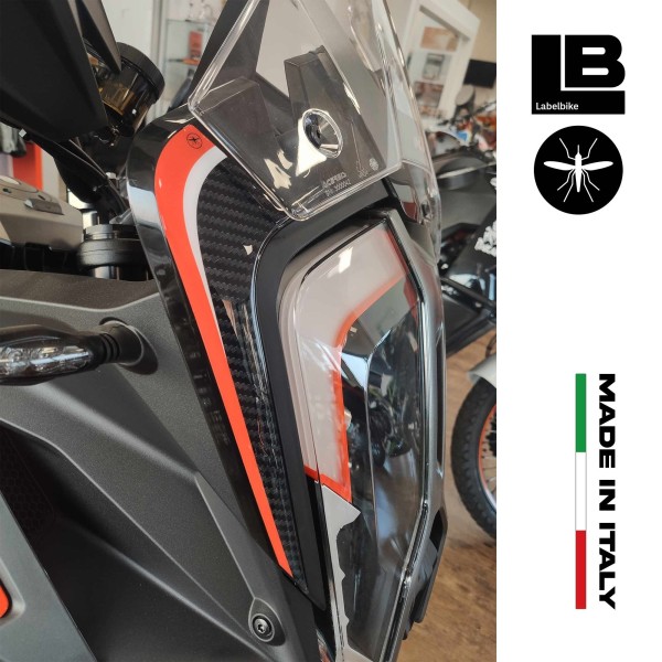 Adesivi 3D Protezioni Frontali compatibili con KTM 1290 Super Adventure S 21-24