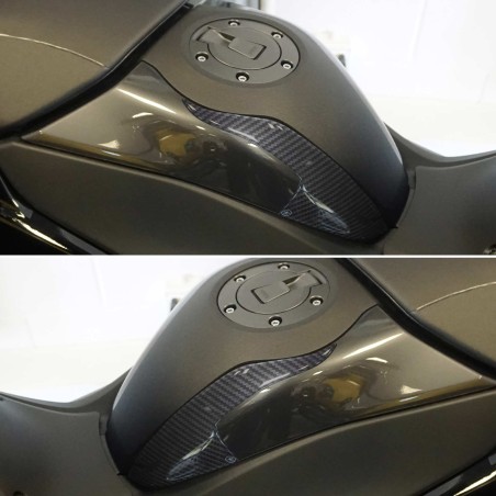 Adesivi 3D Protezioni laterali Borchia Tunnel compatibili con Yamaha Tmax 2022-5