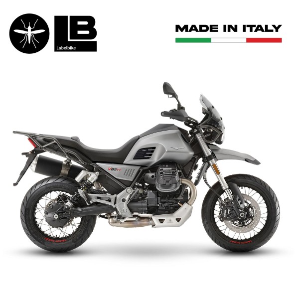 Adesivi 3D Protezioni Laterali compatibili con Moto Guzzi V85 TT 2019-2025