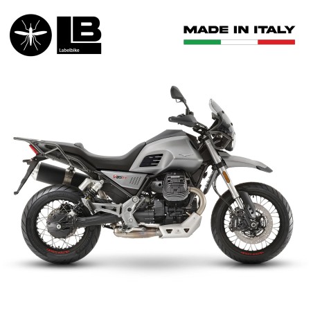 Adesivi 3D Protezioni Laterali compatibili con Moto Guzzi V85 TT 2019-2025