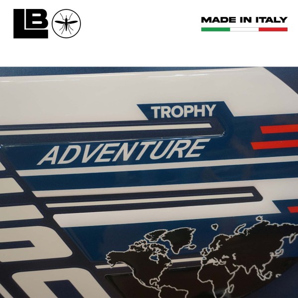 Adesivi 3D Protezioni Laterali moto compatibili con BMW R 1250 GS ADV Trophy