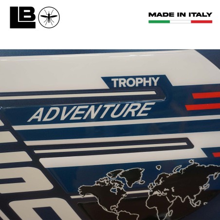 Adesivi 3D Protezioni Laterali moto compatibili con BMW R 1250 GS ADV Trophy