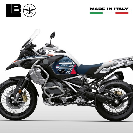 Adesivi 3D Protezioni Laterali moto compatibili con BMW R 1250 GS ADV Trophy