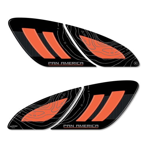 Pegatinas 3D Protectores laterales de moto compatibles con Harley Davidson Pan America 2