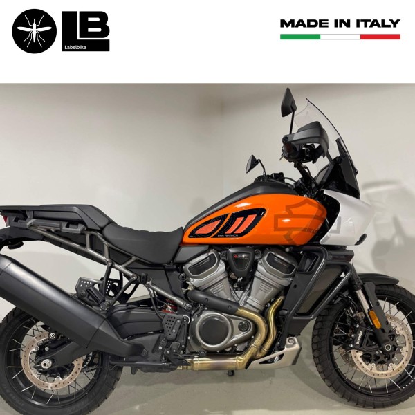 3D Aufkleber Motorrad Seitenprotektoren kompatibel mit Harley Davidson Pan America