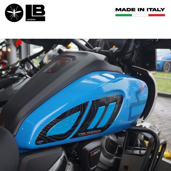 3D Stickers Motorcycle side protectors compatible with Harley Davidson Pan America