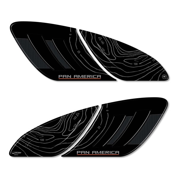 3D Stickers Motorcycle side protectors compatible with Harley Davidson Pan America