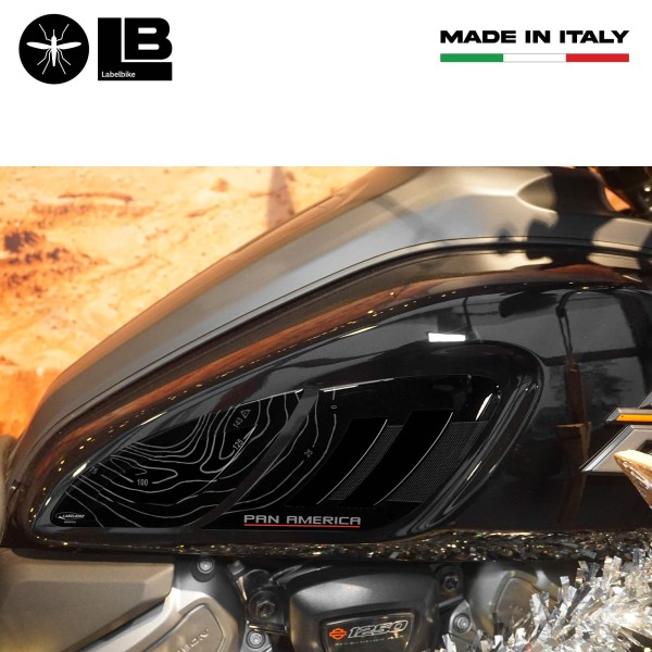 Pegatinas 3D Protectores laterales de moto compatibles con Harley Davidson Pan America