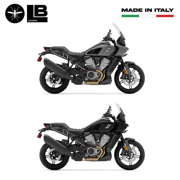 Stickers 3D Protections latérales moto compatibles avec Harley Davidson Pan America