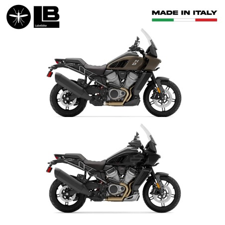 Stickers 3D Protections latérales moto compatibles avec Harley Davidson Pan America