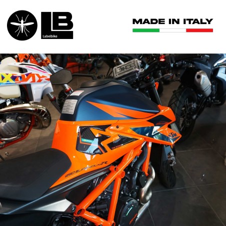 Pegatinas 3D Protectores laterales de moto compatibles con KTM 1290 Super Duke R 2021