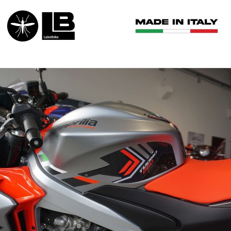 Adesivi 3D Protezioni Laterali serbatoio compatibili con Aprilia Tuono 660 2022