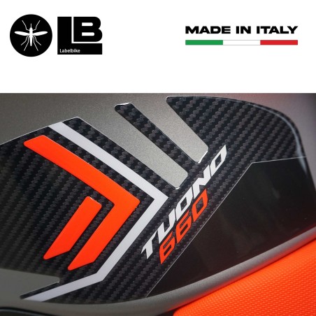 Adesivi 3D Protezioni Laterali serbatoio compatibili con Aprilia Tuono 660 2022