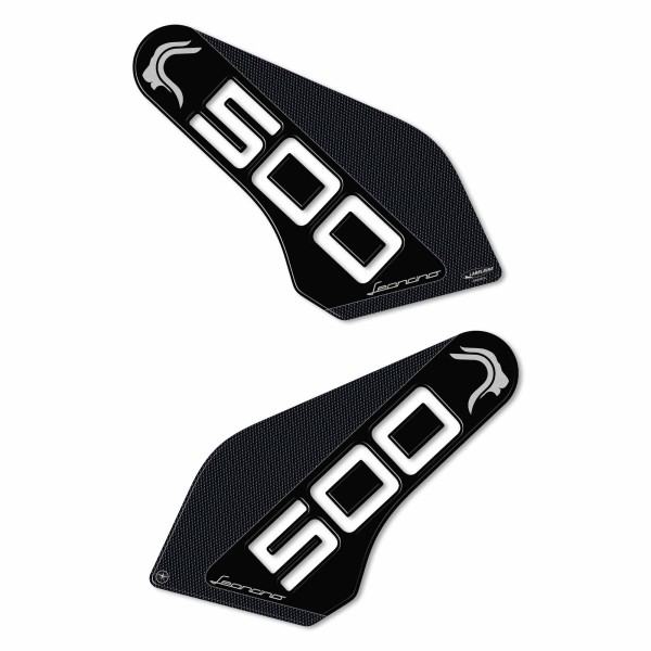 Stickers 3D Tank Side Protectors compatible avec Benelli Leoncino 500