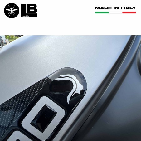 Stickers 3D Tank Side Protectors compatible avec Benelli Leoncino 500