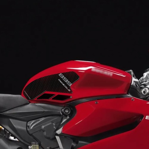 Adesivi 3D Protezioni Laterali serbatoio compatibili con Ducati Panigale 899