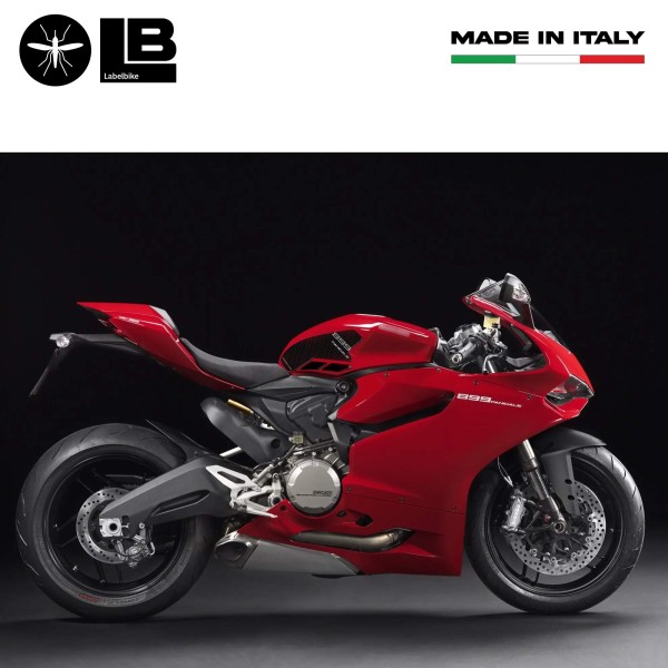 Adesivi 3D Protezioni Laterali serbatoio compatibili con Ducati Panigale 899